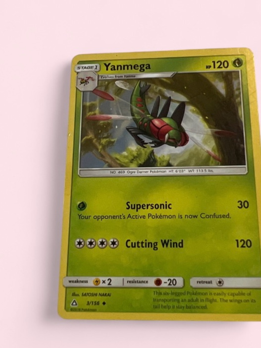 Yanmega Pokémon card